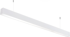 Lustre LED, Corp LED liniar slim suspendat conectabil, 40W, 5200 lm, lumina neutra (4000 K), IP20, alb, Optonica - savelectro.ro