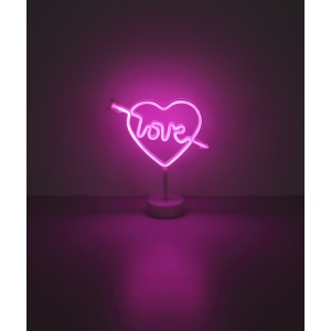 Decoratiune LED Armor Love 2W, lumina roz, forma inima, IP20, alb mat, Globo Lighting [4]- savelectro.ro