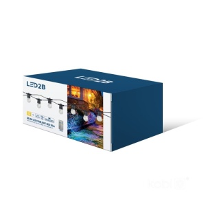 Ghirlanda solara LED E27 STARLIGHT NEO, 20m, telecomanda, Kobi [4]- savelectro.ro