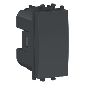 Prize si intrerupatoare, Intrerupator cap scara, 1 modul, negru, Schneider Easy Styl - savelectro.ro