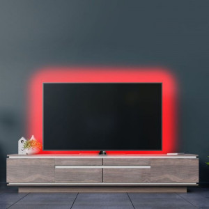 Kit Banda LED SMD 5050, RGB, 5m, Interior, 60 LEDuri/m, Controller+Alimentare [2]- savelectro.ro