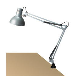 Lampa de birou Arno 4216, cu intrerupator, clema, 1xE27, argintie, IP20, Rabalux [3]- savelectro.ro