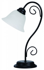 Lampa de birou Athen 7812, cu intrerupator, 1xE14, alba+neagra, IP20, Rabalux [1]- savelectro.ro