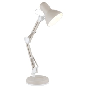 Lampa de birou Famous 1xE27, reglabila, IP20, nisipie, Globo Lighting [8]- savelectro.ro