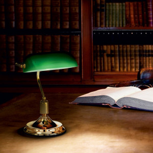 Lampa de birou Lawyer TL1 045030, cu intrerupator, 1xE27, bronz+verde, IP20, Ideal Lux [3]- savelectro.ro