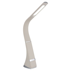 Lampa de birou LED Sophie 5W, reincarcabila USB-C, 380 lm, lumina neutra (5000K), dimabila, nisipie, Globo Lighting