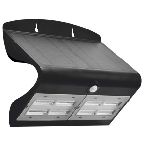 Lampi solare, Lampa solara LED Butterfly LY-5013, 6.8W, lumina neutra, cu senzor de miscare, negru, IP65, exterior, modern - savelectro.ro