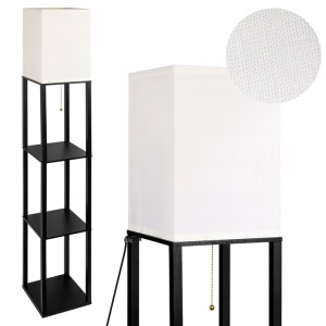 Lampadare, Lampadar Ganto E27, 158cm, 3 rafturi negre, Masterled - savelectro.ro