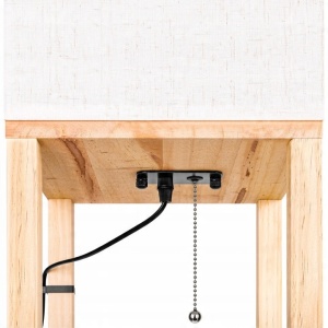 Lampadar Ganto E27, 160cm, 3 rafturi din lemn, Masterled [4]- savelectro.ro
