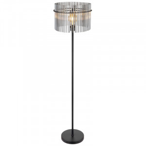 Lampadar Gorley 15698S, cu intrerupator, 1xE27, fumuriu+negru, IP20, Globo [4]- savelectro.ro