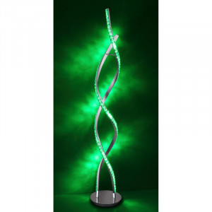 Lampadar LED Pilla 67109-24S, dimabil, telecomanda, 24W, 1000lm, lumina calda, crom, IP20, Globo [13]- savelectro.ro