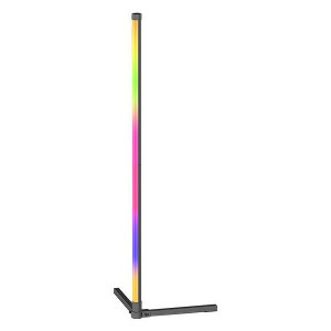 Lampadar LED RGB 239-OP, dimabil, cu telecomanda, negru, 8W, 220lm, lumina calda, neutra, rece, negru, IP20, Optonica [1]- savelectro.ro
