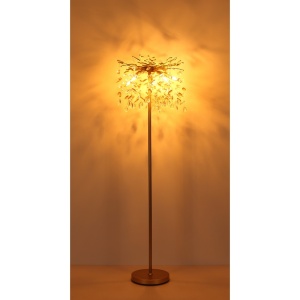 Lampadar Queena, 5xE14, IP20, auriu mat+cristale, Globo Lighting [5]- savelectro.ro