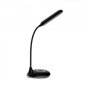 [Lichidare stoc]Lampa de birou LED 218604-VT, incarcare wireless, dimabila, 4W, 400lm, lumina calda, neutra, rece, neagra, IP20, V-TAC [12]- savelectro.ro