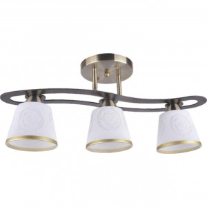 Lustre, Lustra Alba LY-3182, 3xE27, alba+aurie, IP20, Klausen - savelectro.ro