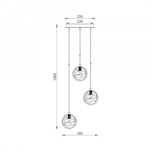 Lustra BR-BV01-00022, 3xG9, aurie+ transparenta, IP20, Braytron [4]- savelectro.ro