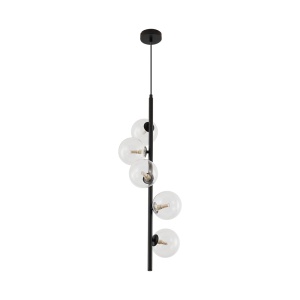 Lustra BR-BV01-00120, 5xG9, neagra+transparenta, IP20, Braytron [4]- savelectro.ro