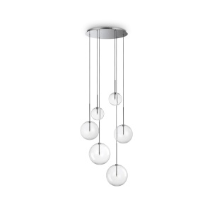 Lustre, Lustra Equinoxe 6xG4, Ø650mm, IP20, crom, Ideal Lux - savelectro.ro