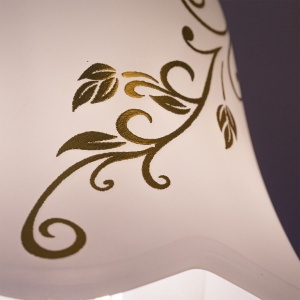 Lustra Fucsia LY-3095, 3xE27, alba+aurie, IP20, Klausen [3]- savelectro.ro