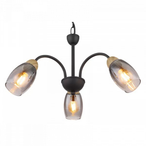 Lustra Gerly 60297-3H, 3xE14, fumurie+neagra+naturala, IP20, Globo Lighting [4]- savelectro.ro