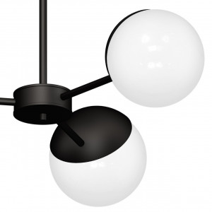 Lustra Globe KL103017, 3xE14, neagra-alba, IP20, Klausen [2]- savelectro.ro