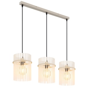 Lustre, Lustra Gorley, 3xE27, IP20, nisipiu/satin, Globo Lighting - savelectro.ro