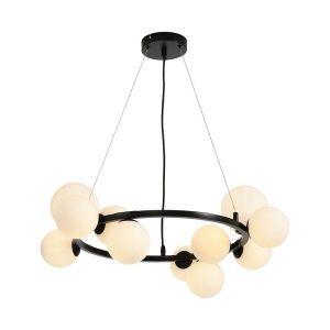 Lustre, Lustra interior 11xG9, IP20, neagra, Braytron - savelectro.ro