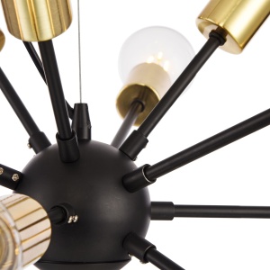 Lustra Jackson T546PL-12B, 12xE27, neagra, IP20, Maytoni [5]- savelectro.ro