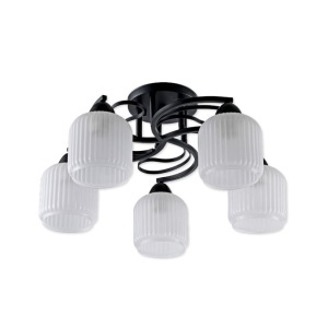 Lustre, Lustra Keo, 5xE27, IP20, neagra, Klausen - savelectro.ro