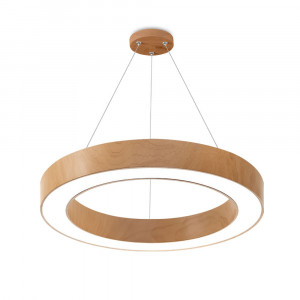 Lustra LED Blade BR-BH16-06287, rotunda, 45W, 4050lm, lumina calda+neutra+rece, IP20, maro, Braytron [1]- savelectro.ro