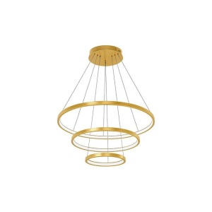 Lustre LED, Lustra LED Coma 77W, 10000 lm, lumina calda/neutra/rece, IP20, telecomanda, dimabila, auriu, Masterled - savelectro.ro