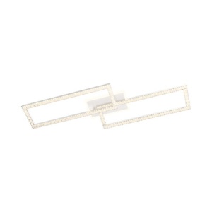 Lustra LED Crystal BR-BH17-05190, dimabila, cu telecomanda, 55W, 6050lm, lumina calda, neutra, rece, IP20, alba, Braytron [2]- savelectro.ro