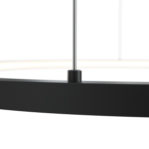 Lustra LED Glint MOD072PL-L36B3K1, 36W, 1700lm, lumina calda, IP20, neagra, Maytoni [3]- savelectro.ro
