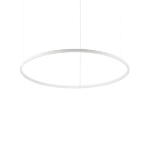 Lustre LED, Lustra LED Oracle Slim rotunda D090, 53W, 2880lm, lumina calda (2700 K), IP20, alba, Ideal Lux - savelectro.ro