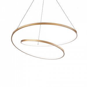 Lustre LED, Lustra LED Oz 269467, 59W, 6000lm, lumina calda, IP20, aurie, Ideal Lux - savelectro.ro