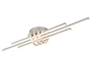 Lustre LED, Lustra LED Trio Cinto, 20W, 3000K, 2380lm, nichel - savelectro.ro