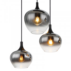 Lustra Maxy 15548-6, 6xE27, fumurie+neagra, IP20, Globo Lighting [4]- savelectro.ro