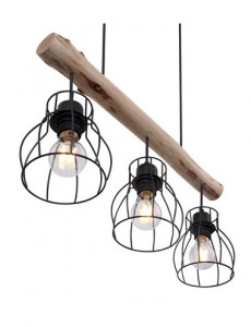 Lustra Mina 15326-3N, 3xE27, neagra, IP20, Globo [6]- savelectro.ro