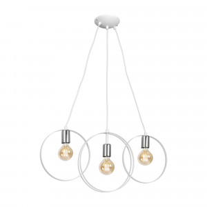 Lustre, Lustra Olimpia KL113001, 3xE27, alba, IP20, Klausen - savelectro.ro