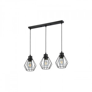 Lustra Otto, 3xE27, negru