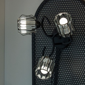 Lustra Spin PL3, 3xE27, neagra, Klausen [3]- savelectro.ro