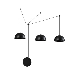 Lustra Spread 3B, 3xE27, neagra, Klausen [1]- savelectro.ro