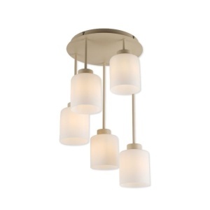 Lustra Timber, 5xE27, IP20, bej, Klausen [2]- savelectro.ro