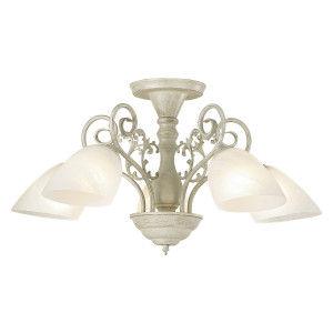 Corpuri de iluminat, Lustra Trieste KL6185, 5xE27, alba, IP20, Klausen - savelectro.ro