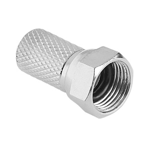Cablu TV coaxial si accesorii, Mufa F tata, 6.8 mm, cu garnitura cauciuc - savelectro.ro