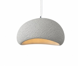 Corpuri de iluminat, Pendul 1xE27, D500, alb+gri, Optonica - savelectro.ro