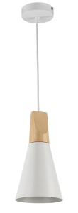 Corpuri de iluminat, Pendul Bicones P359-PL-140-W, 1xE27, alb, IP20, Maytoni - savelectro.ro
