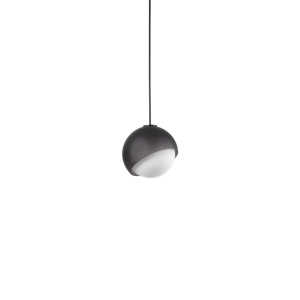 Pendul Bloom D17 1xE27, IP20, negru, Ideal Lux