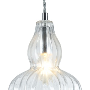 Pendul Eustoma MOD238-PL-01-TR, 1xE14, nichel+transparent, IP20, Maytoni [6]- savelectro.ro
