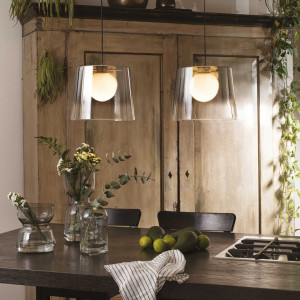 Pendul Fade 271316, 1xG9, ambra, IP20, Ideal Lux [2]- savelectro.ro